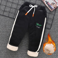 Baby Cotton Pants Boys Three Layer Plus Velvet And Thick Girls