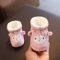 Baby Cotton Shoes Fleece-lined Thick Soft Soled Warm