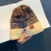 Warm Knitted Hat Japanese Style All-matching Fleece-lined Earflaps