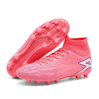 Turf Soccer Shoes Men's High-top Plus Size Football Shoes