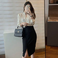 French Style Design Niche Silk Top