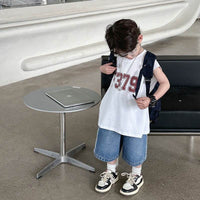 Children's Summer Clothing Sleeveless Vest Trendy Cool Top