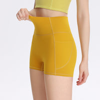 Cloud-feel High-waist Butt-lifting Thin Elastic Three-quarter-length Pants