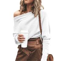 Lady Temperament Solid Color Casual Top