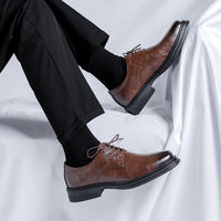 Men's Leather Shoes Business Formal Wear Soft Bottom
