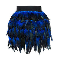 Feather Skirt Stage Wear Irregular Skirt