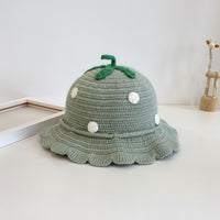 Children's Warm Wide Brim Knitted Hat