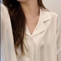 New Loose-fitting Korean-style Long-sleeve And Long-pants Loungewear Set