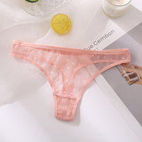 Fashion Sexy Solid Color Breathable Women's Thong
