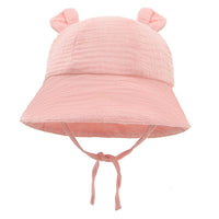 Baby Cotton Shade Rabbit Ear Fisherman Basin Hat