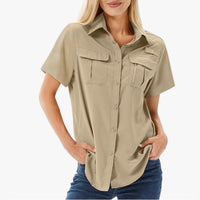 Multi-pocket Breathable UV-protective Lightweight Outdoor Shirt