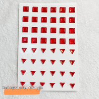 Comes With Sticky Pearl Stick-on Crystals Transparent Photo Shoot