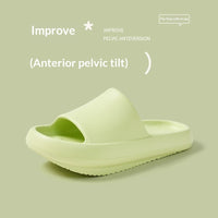 Ergonomic Low-heel Shoes For Correcting Anterior Pelvic Tilt Front-high Back-low Slippers