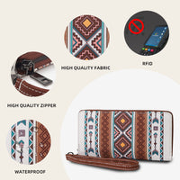 Bohemian Wind Belt RFID Wallet Retro High Sense