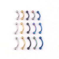 316L Medical Stainless Steel Spherical Eyebrow Nail Eyebrow Ring