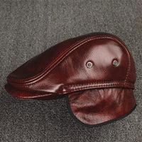 First Layer Cowhide Comfortable And Fashionable Sunscreen Beret