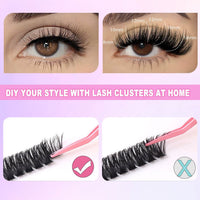 Large Capacity Hot Melt 60D80D100D Segmented False Eyelashes