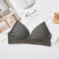 Gathered Tube Top Thin Girl Triangle Underwear