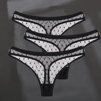 Fashion Sexy Solid Color Breathable Women's Thong
