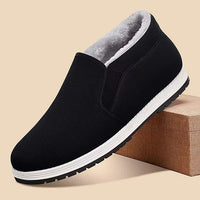 Fashion Personality Winter Canvas Thermal Shoes Men