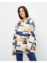 Women's Autumn Long-Sleeve Hooded Pullover With Print