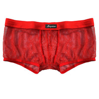 Men's Underwear Mesh Breathable Boxers Transparent