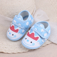 Antiskid baby walking single bow square mouth shoes