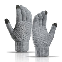 Men's Cashmere-like Thickened Reverse Needle Jacquard Women's Fashionable Warm