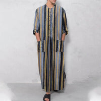 Muslim Southeast Asia Loose And Simple Long Sleeve Middle East Men's Robe