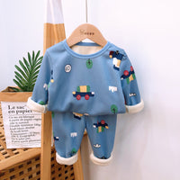 Men's And Boys' Long-Sleeved Trousers Pajamas