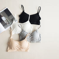 Bra With Chest Pad Without Steel Ring Small Sling Vest