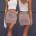 Womens Slim-fit Body-hugging Skirt
