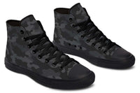 Fashion Printed Couple High Top Canvas Shoes