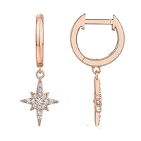 Classic Zircon-studded Lightweight Drop Earrings