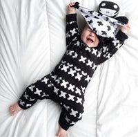 Cotton print jumpsuit
