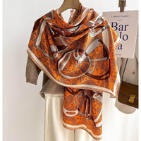 Color Matching Fashion Scarf Scarf Thin Warm Scarf Talma