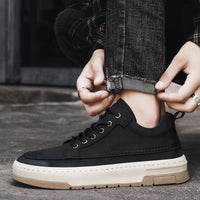 First Layer Cowhide Comfortable Fashion Men's Casual Shoes Sneaker