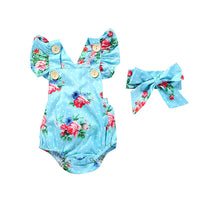 Girl's Bag Fart Clothes Snow Workshop Baby Triangle Romper