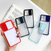Sliding cover push window mobile phone case