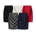 Womens High-waisted Figure-flattering Skirt With A Slit