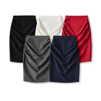 Womens High-waisted Figure-flattering Skirt With A Slit