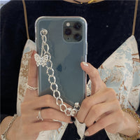 Chain Hollow Butterfly Phone Soft Case