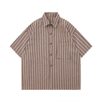Japanese Retro Short-sleeved Shirt Loose College Style