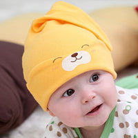 Baby Soft Cotton Sleep Cartoon Hat Pullover Cap