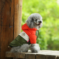 Two-Legged Cotton-Padded Clothes Multi-Color Optional Dog Warm Outdoor Clothes
