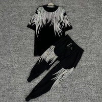 Men's And Women's Heavy Duty Fashion Set With Diamonds