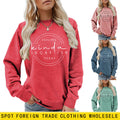 Elegant Women's Round Neck Long-sleeved Sweater
