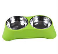 Sunscreen Silicone Pet Double Bowl Environmentally Friendly Non-toxic Silicone Non-slip Food Dog Bowl