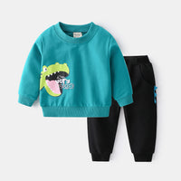 Spring Fashion Children's Casual Round Neck Suit