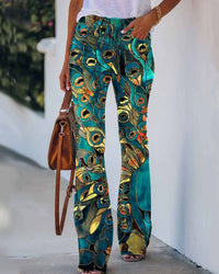 Womens Casual 3D patterned Jeans